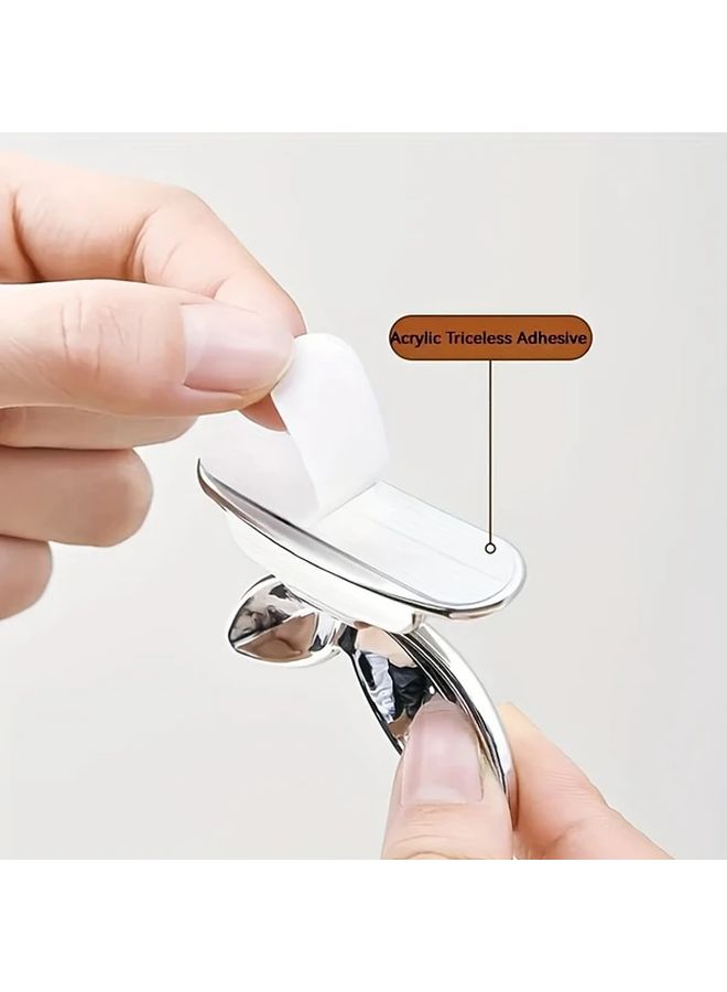 1pc Silvery Toilet Seat Lifter Avoid Touching Toilet Lid Handle - Image 5