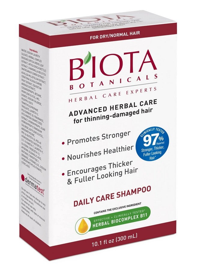 Biota B'Iota Botanicals Herbal Care Experts Daily Care Shampoo For Normal/Dry Thinning Hair 10.1 Oz ( Pack Of 3) - Image 3