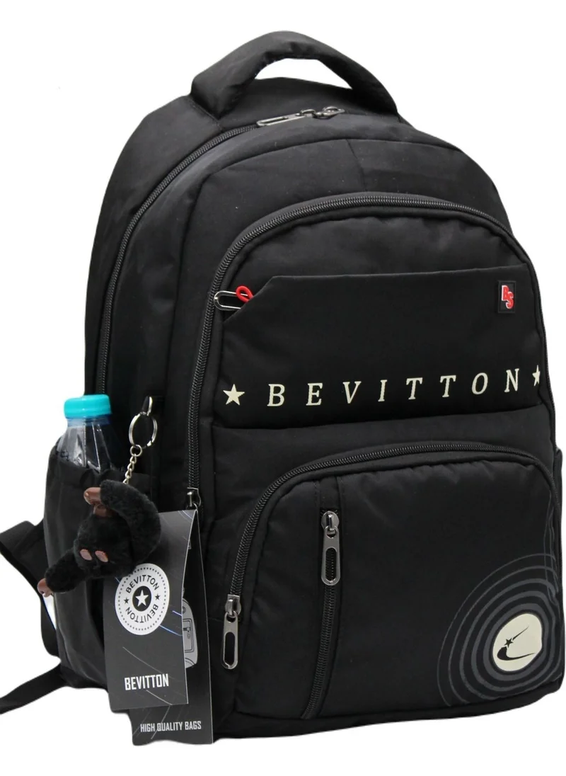 Mixx Store Special Water Repellent Fabric Unisex Black School Backpack 34400