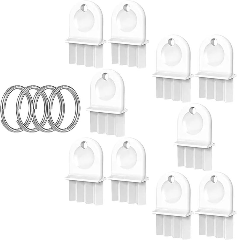 20Pcs White Plastic Universal Paper Towel Dispenser Replacement Keys - Image 5