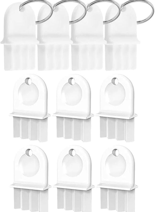 20Pcs White Plastic Universal Paper Towel Dispenser Replacement Keys - Image 2