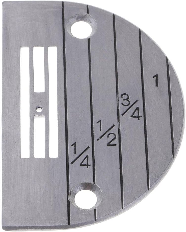 klarako Needle Plate for Industrail Single Needle Sewing Machine, Silver, E12 - Image 1