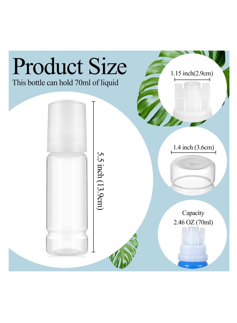 SYOSI Bottles Empty 502 Ink Refill Bottles, 12 Pieces, 70ml, Universal Empty Ink Bottles 502 Ink Refill Bottles Fit for Ecotank ET-3760 ET-2850 ET-4760 ET-4850 ET-3850, 502 Ink Bottles - Image 3