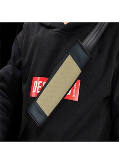 Generic 2 pieces of leather car seat belt cover suitable for all cars /GTC200  - Image 2