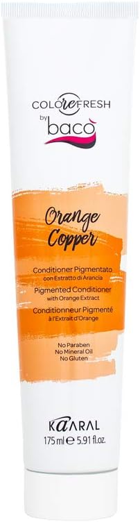 Kaaral Bac Colorefresh Professional Coloring Conditioner ORANGE COPPER 175 ml