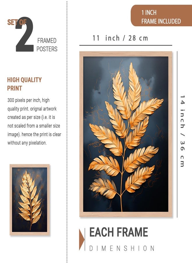 ARTELLY Modern Art Paintings Set of 4 Framed Paintings for Wall Decoration, Bedroom - Decorative Frame For Wall Decor Posters for Living Room - Big Size Wall Paintings Home Gifts Items (Art Deco, 2) - Image 2