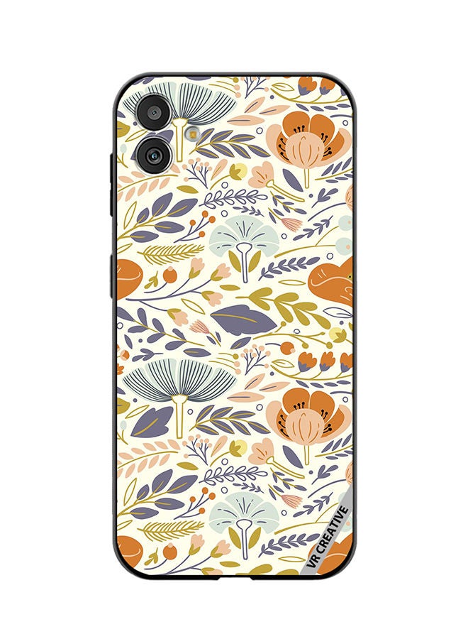 VR CREATIVE Protective Case Cover For Samsung Galaxy F14 Orangiea Design Multicolour - Image 1