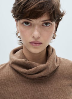 MANGO Knitted Turtleneck Dress  - Image 4