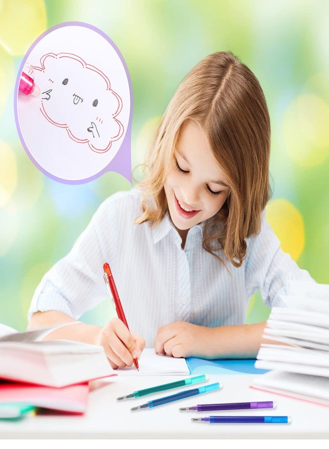 Sabary عبوات حبر جاف قابلة للمسح من ساباري، 0.7 مم، 7 ألوان متنوعة، رؤوس متوسطة الدقة، متوافقة مع أقلام الضغط القابلة للسحب، أقلام قابلة للمسح للكتابة والتخطيط (14 قطعة) - Image 5