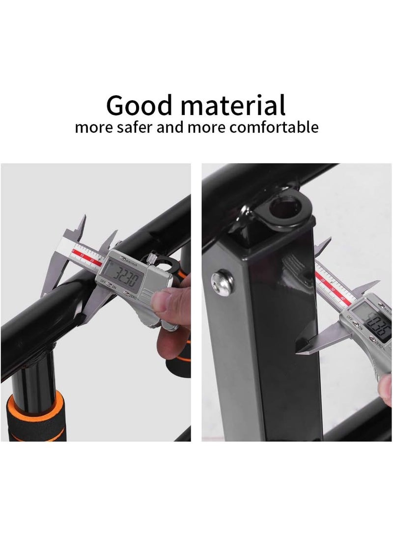 شريط شدّ مُثبّت على الحائط مُتعدد الإمساك لتدريب القوّة الكامل للجسم وشريط دفع، طقم برج القوة يدعم 440 رطلاً - Image 5