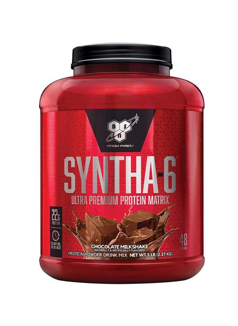 Syntha-6 Ultra Premium Protein Matrix, Whey Protein Powder, Micellar Casein, Milk Protein Isolate Powder - Chocolate Milkshake, 5 lbs, 48 Servings (2.27 KG)