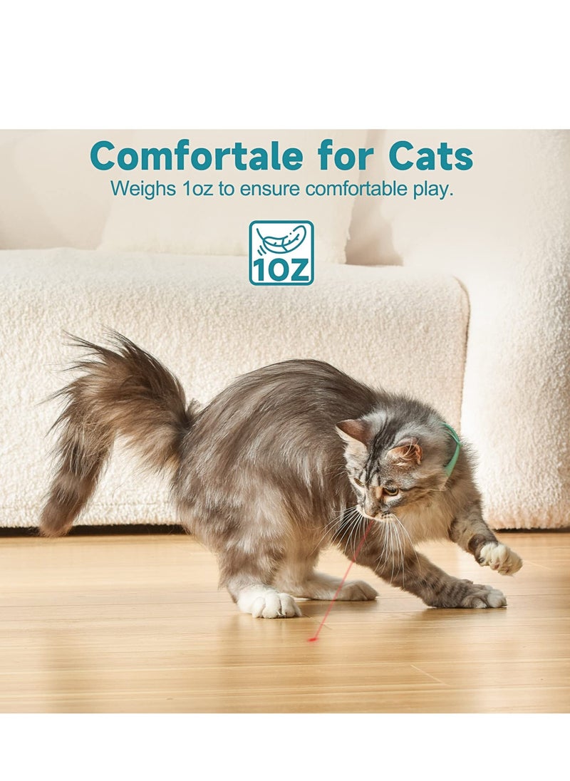 Arabest - Wearable Automatic Cat Toys with LED Lights, Electric Smart Amusing Collar for Kitten, Interactive Cat Toys for Indoor Cats, Pet Exercise Toys, USB Rechargeable, Auto On and Off - Image 1