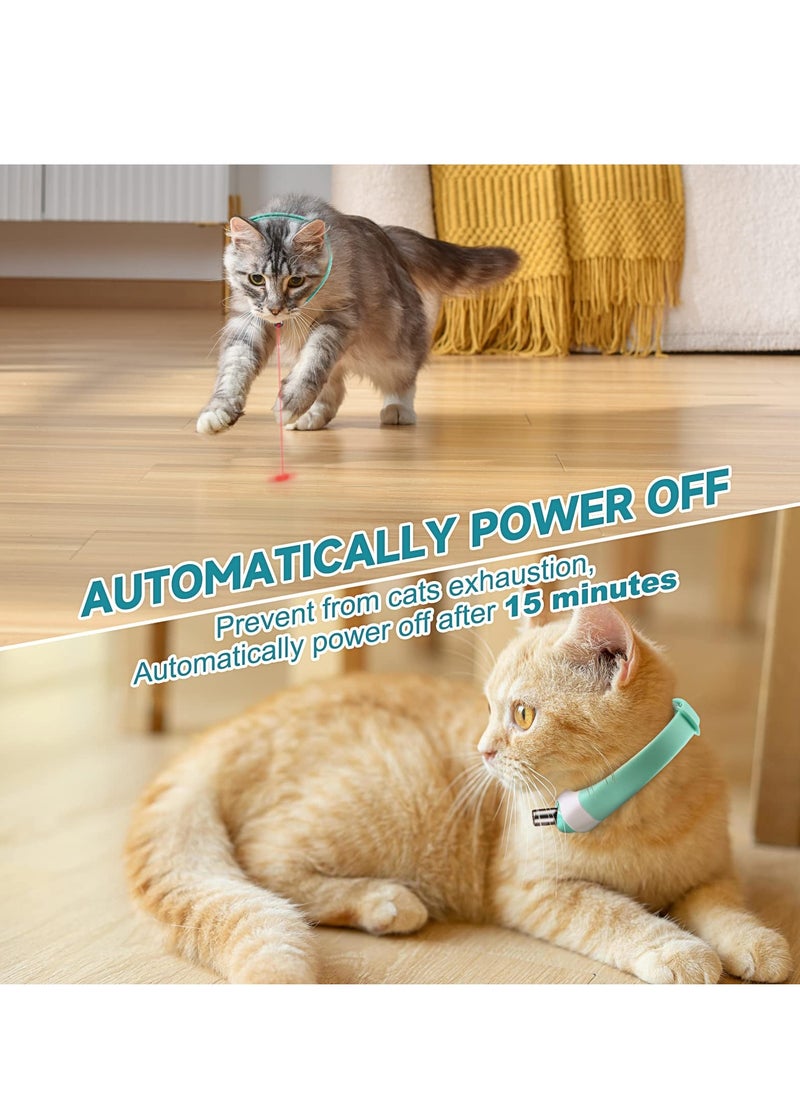 Arabest - Wearable Automatic Cat Toys with LED Lights, Electric Smart Amusing Collar for Kitten, Interactive Cat Toys for Indoor Cats, Pet Exercise Toys, USB Rechargeable, Auto On and Off - Image 1