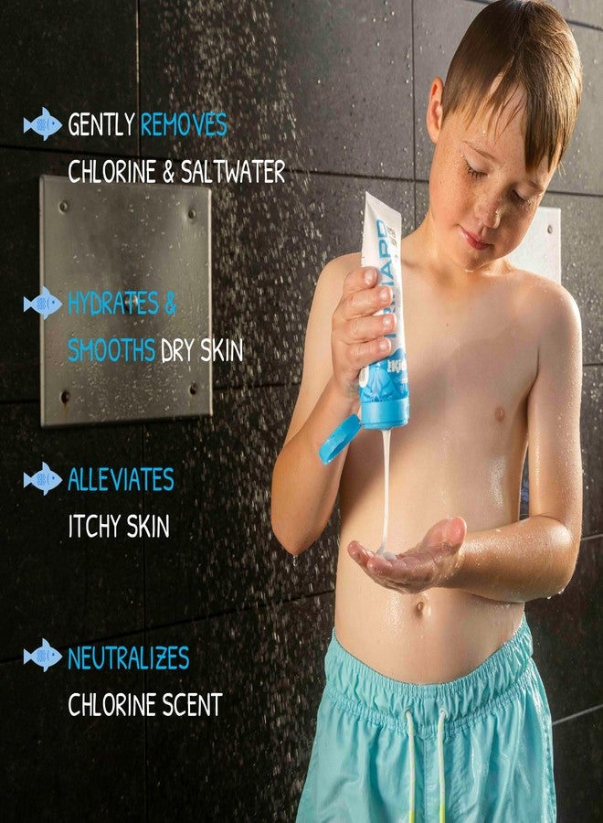 TRIHARD Kids Swim Body and Face Wash | Derma-Approved Tear-Free Chlorine Removal | Gentle, Clean, Vegan Daily Cleanser - Image 2