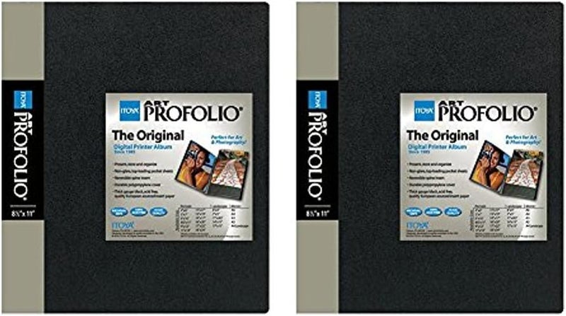 ITOYA Original Art Profolio 8.5" x 11" Storage/Display Book (24 pages, 2-pack) - Image 1