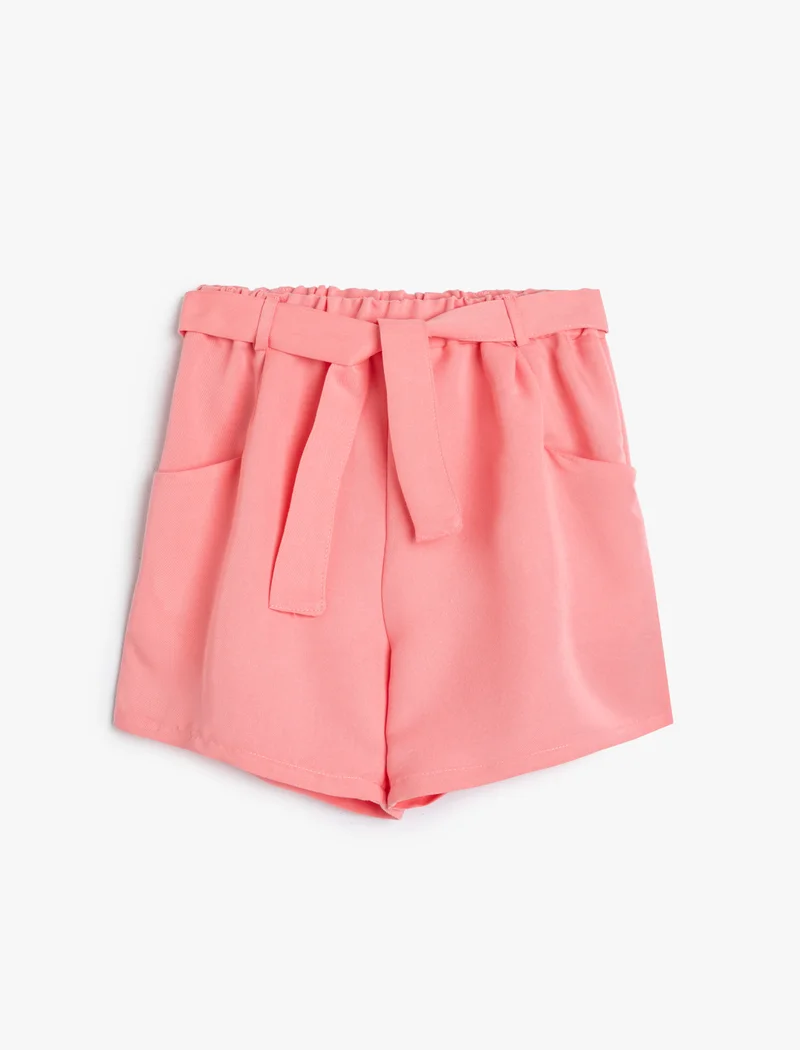 KOTON Belt Detail Shorts