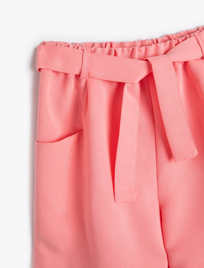 KOTON Belt Detail Shorts - Image 3