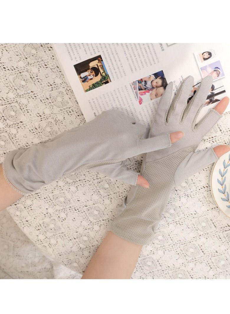 Women's Driving Gloves UV Protection Summer Sun Protection Gloves - Image 4
