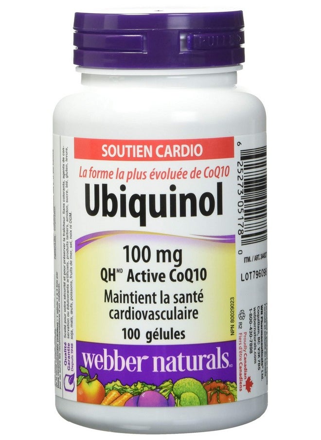 Webber naturals Ubiquinol 100Mg Qh Active Coq10 100 Softgels  - Image 5