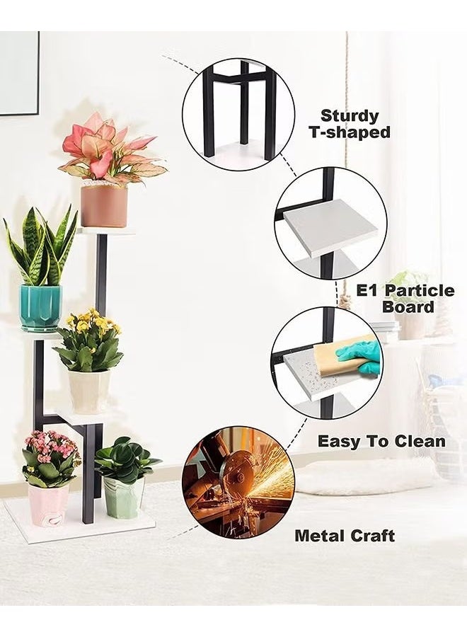 المعدن مصنع الوقوف,3-الطبقة حاملي المصنع الداخلي الوقوف,فناء زاوية مصنع رف مع 3 علبات لغرفة المعيشة,شرفة,حديقة - Image 2