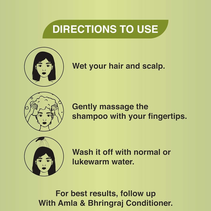 Khadi Veda Shampoo Amla Bhringraj for dry hair 200 ml pack of 2 - Image 5