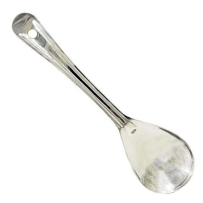 Vipron Stainless Steel Heavy Guage Serving Spoon Oval, Size : 25 cm