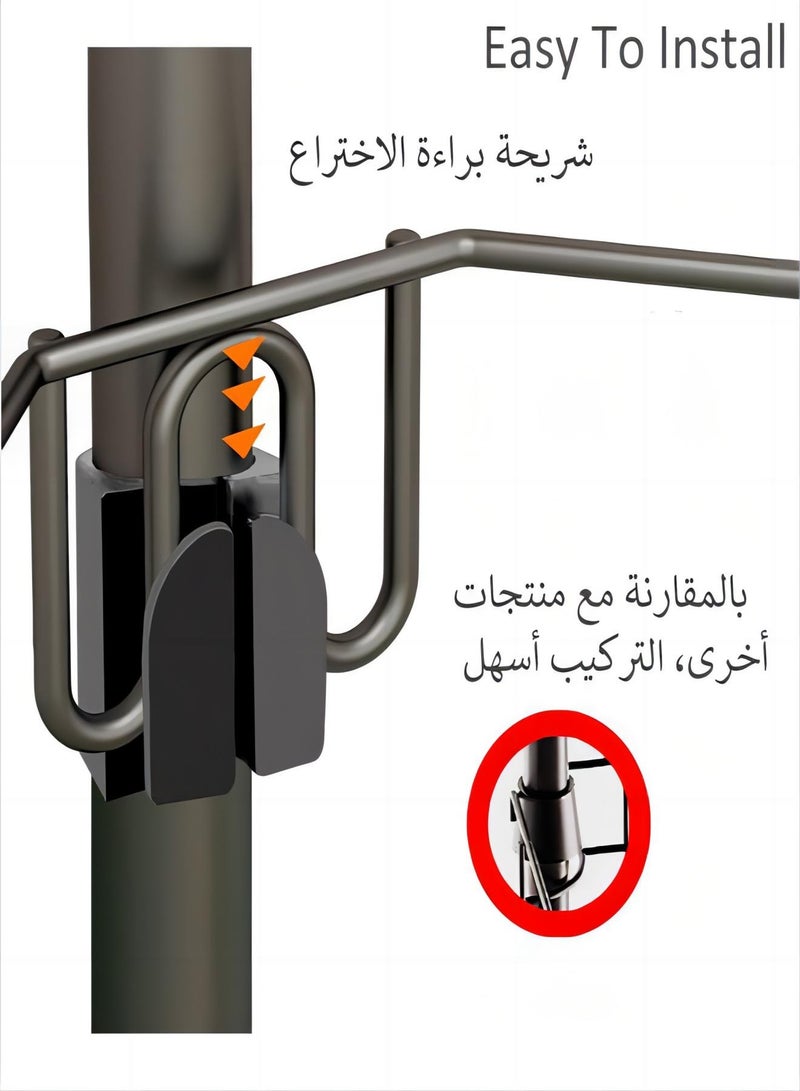 Sharpdo Bathroom triangle storage rack bathroom storage rack floor standing no punching - Image 5