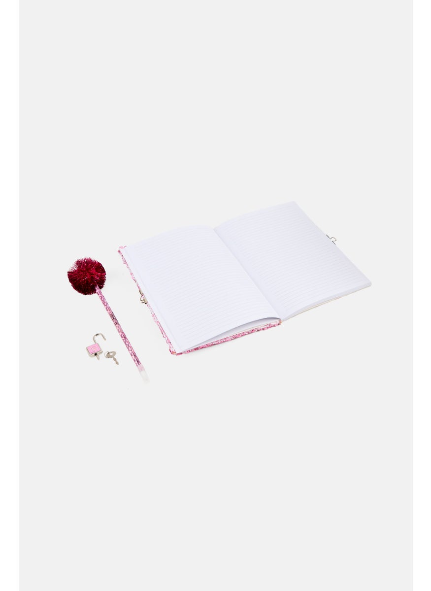 Secret Sequin Notebook With Metallic Pen