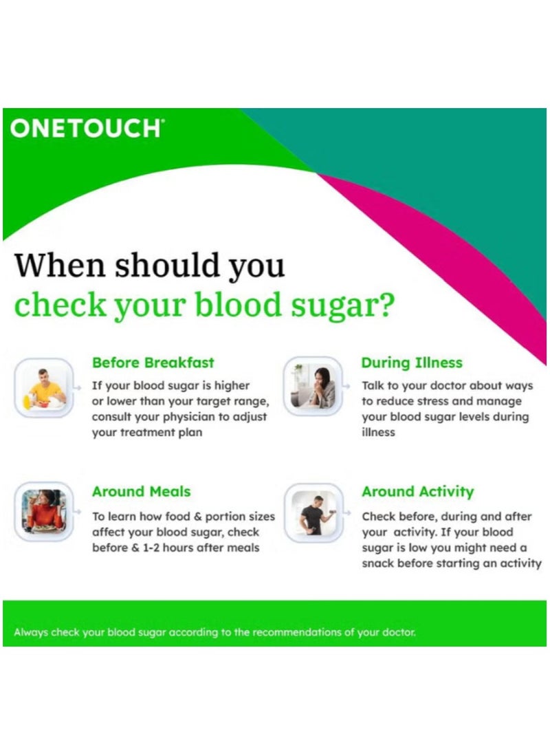 ONETOUCH - OneTouch Select Plus Blood Sugar Test Strips, Pack of 50s - Image 1