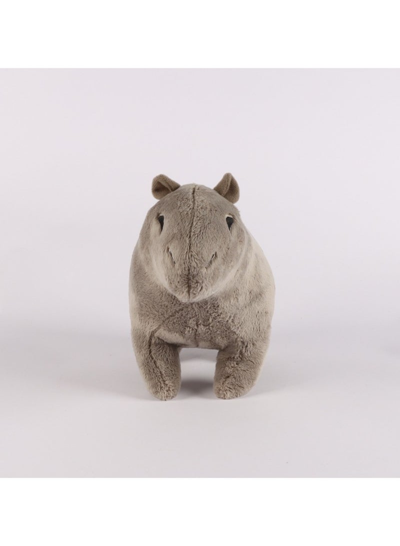 30 CM Cute Capybara Plush Doll Soft Stuffed Toys For Boys And Girls Gift (Grey) - Image 2