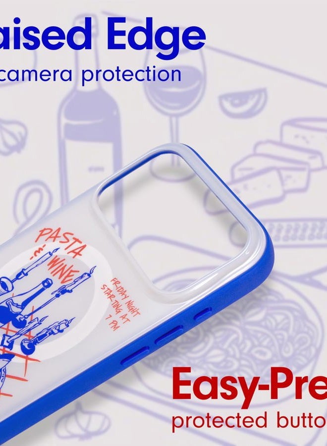 Sonix Case for iPhone 17 Pro | Compatible with MagSafe | 10ft Drop Tested | Pasta & Wine - Image 5