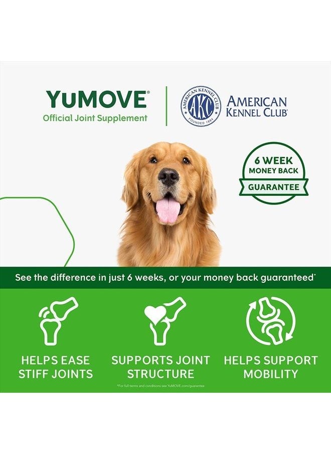 Lintbells - YuMOVE Adult Dog Tablets | Hip and Joint Supplement for Dogs with Glucosamine, Chondroitin, Hyaluronic Acid, Green Lipped Mussel | Dogs Aged 6 to 8 | 120 Count Tablets, Treat Colored - Image 1