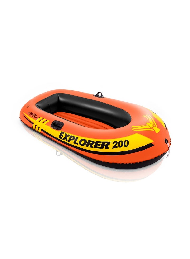 INTEX Explorer 200 Inflatable Boat Set For 2 Person 185x94x41cm - Image 2