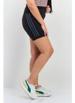 Adidas Women Sportswear Fit Pull On Training Shorts, Black  - Image 4
