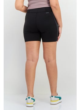 Adidas Women Sportswear Fit Pull On Training Shorts, Black  - Image 2