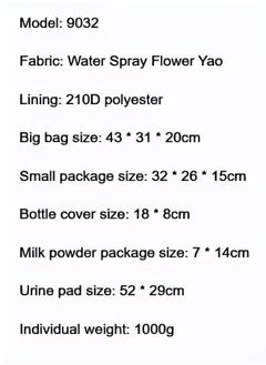 Beautiful New Arrival Mommy Bag Five-Piece Set Cute Little Elephant Mother And Baby Multifunctional Large Capacity One-Shoulder Crossbody Mommy Bag  - Image 5
