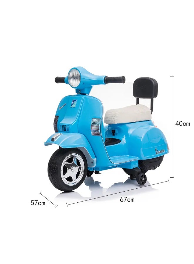Vespa PX150 Motorcycle Blue