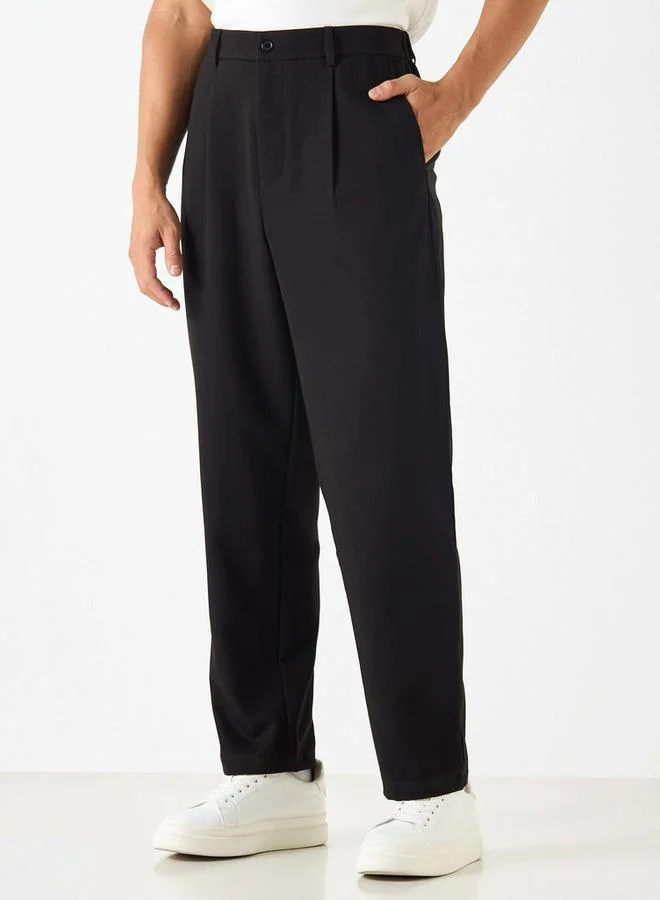 Emperor Relaxed Fit Full Length Pleated Trousers