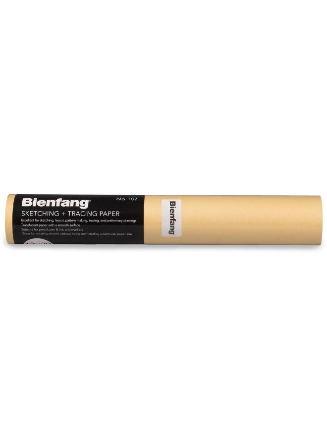 Bienfang Sketch 107 Canary 12X20Yd - Image 1