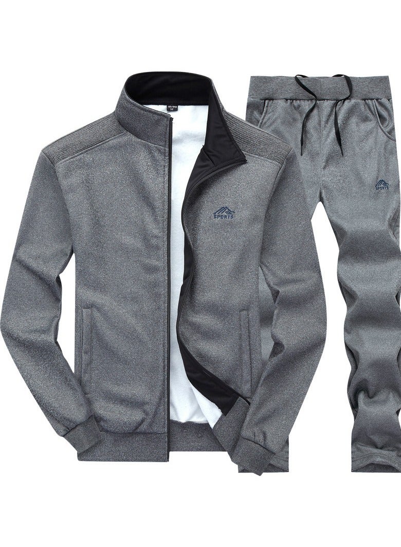 KUYING Men's Loose Sportswear And Sports Pants Two-Piece Set  - Image 1