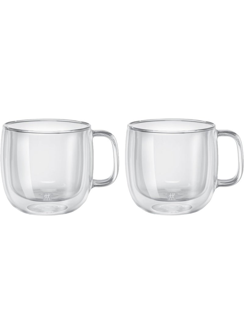 Zwilling ZWILLING JA Henckels Cappuccino Glass Mug Set Clear 2pc  - Image 1
