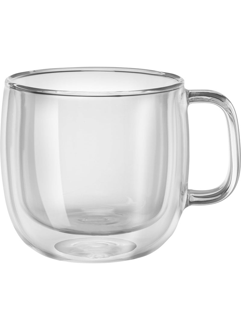Zwilling ZWILLING JA Henckels Cappuccino Glass Mug Set Clear 2pc  - Image 2