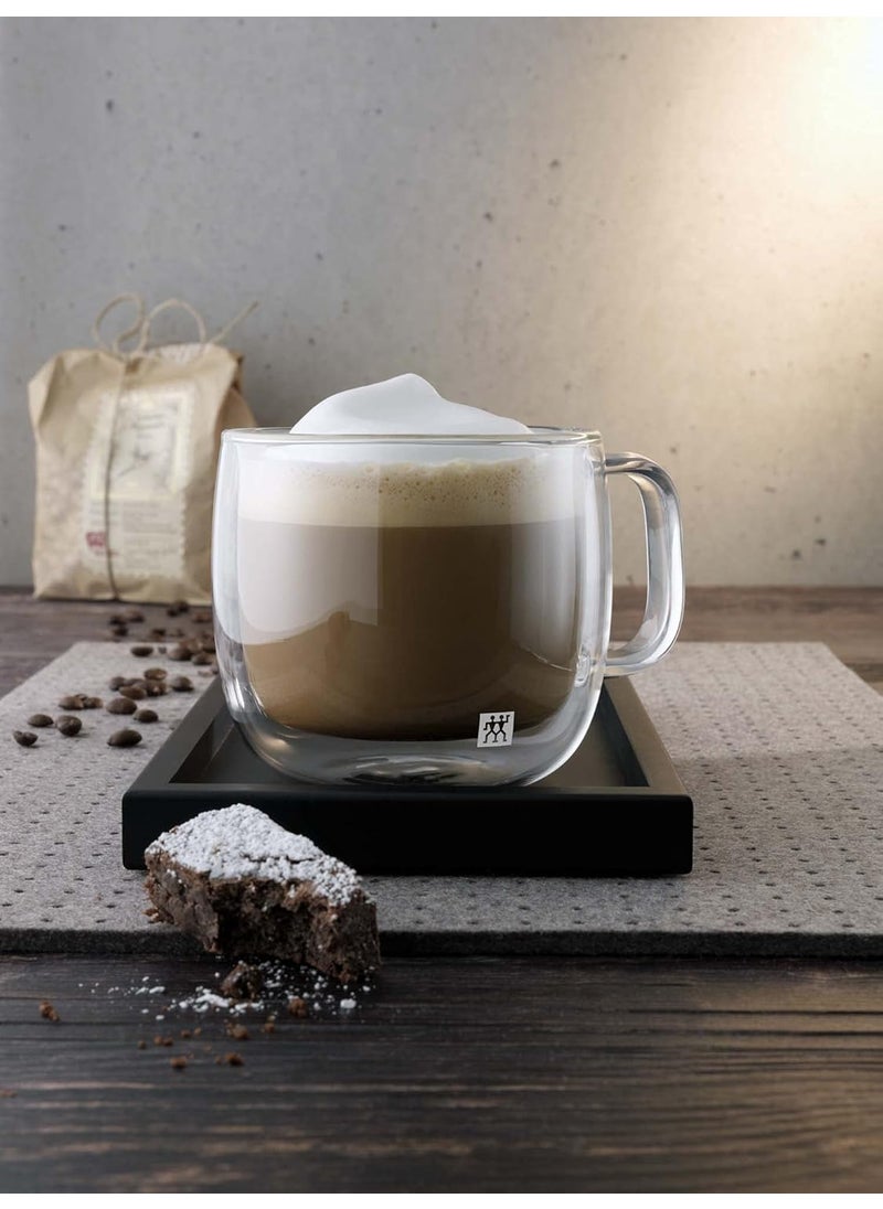 Zwilling ZWILLING JA Henckels Cappuccino Glass Mug Set Clear 2pc  - Image 5