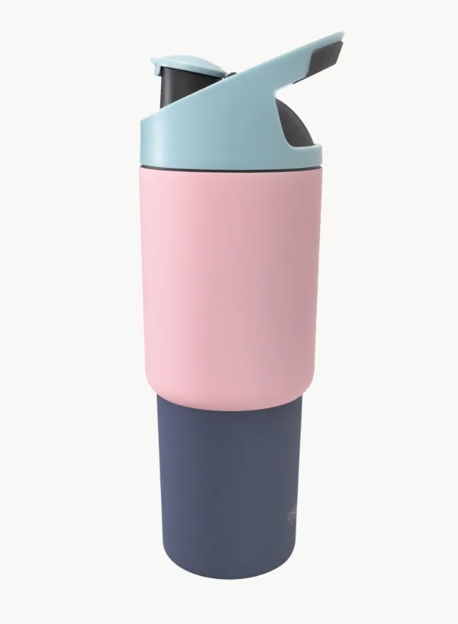 Asobu Cosmic Pop-Up Straw Bottle 945ml – Stainless Steel Insulated Water Bottle with Secure Grip Handle, Leak-Proof Straw Lid, Travel Bottle for Cold Drinks