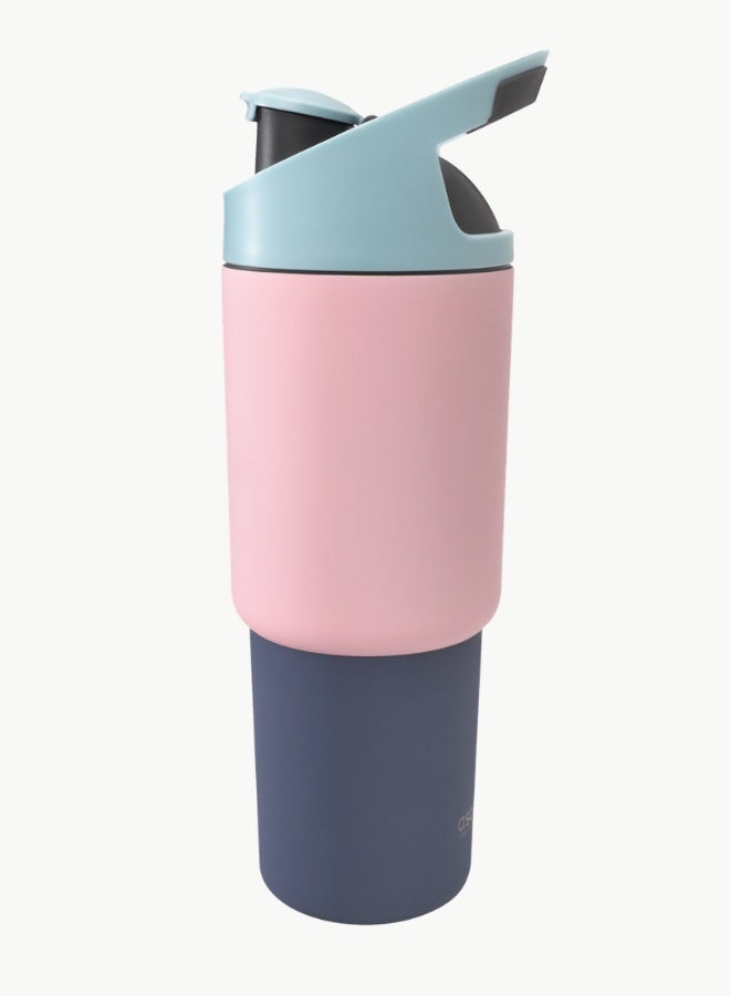 asobu Cosmic Pop-Up Straw Bottle 945ml – Stainless Steel Insulated Water Bottle with Secure Grip Handle, Leak-Proof Straw Lid, Travel Bottle for Cold Drinks - Image 1