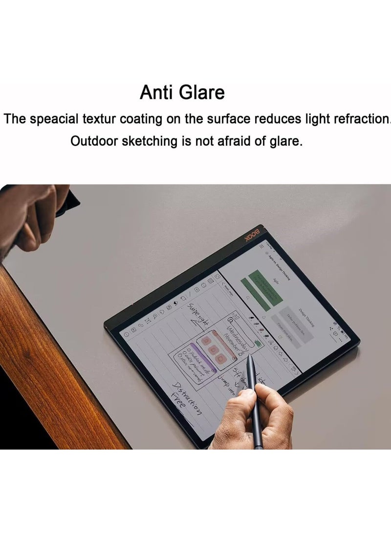 2 Pack Screen Protector Paper Compatible with Onyx Boox Note Air 4 C 10.3 Inch 2024 Drawing and Writing Like on Paper Easy Installation - Image 4