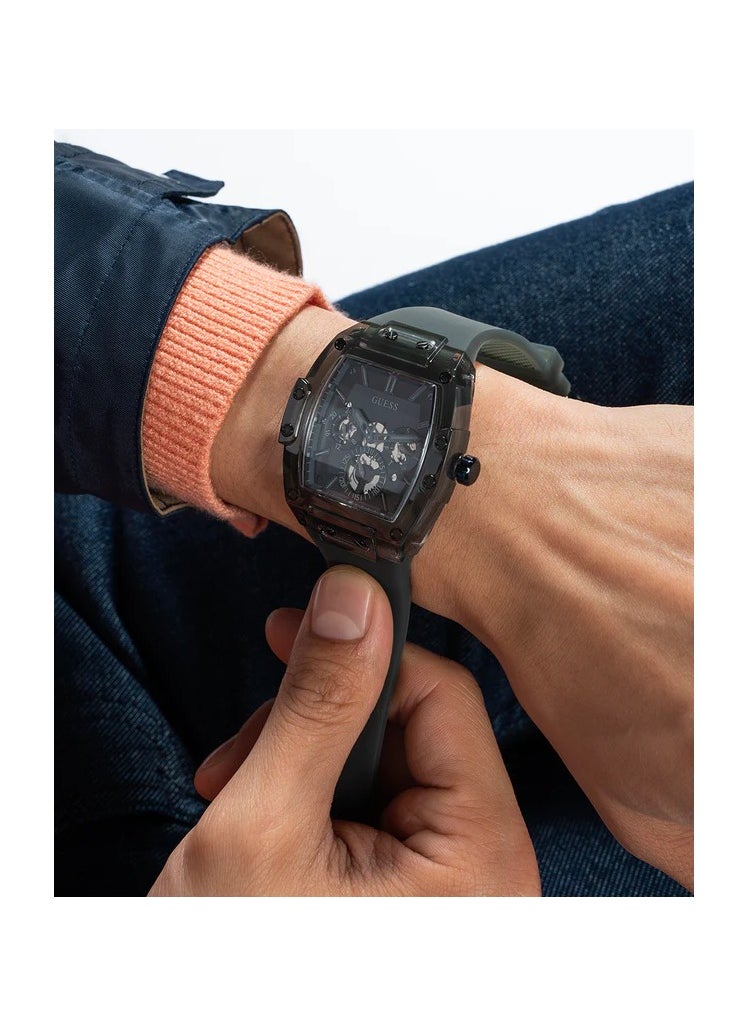 GUESS - GUESS Mens Grey Multi-function Watch GW0203G9 - Image 1