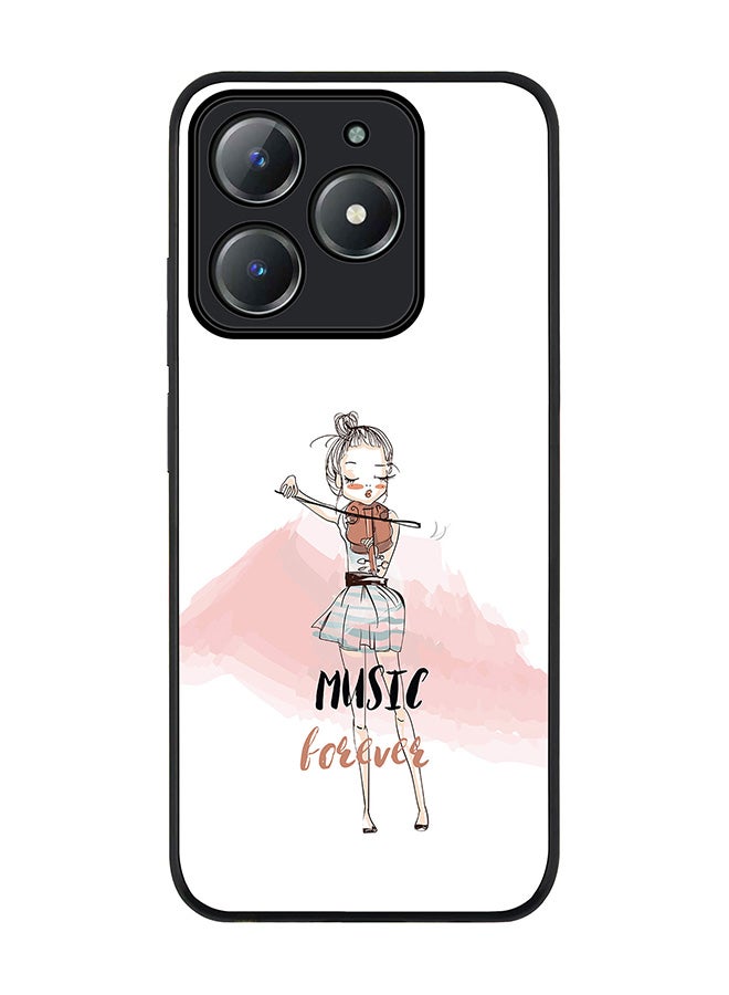 Stylizedd For Realme C63 / Realme C61 4G Case,Slim fit Camera Protection, Shockproof Thin Phone cover  - Music Forever - Image 1