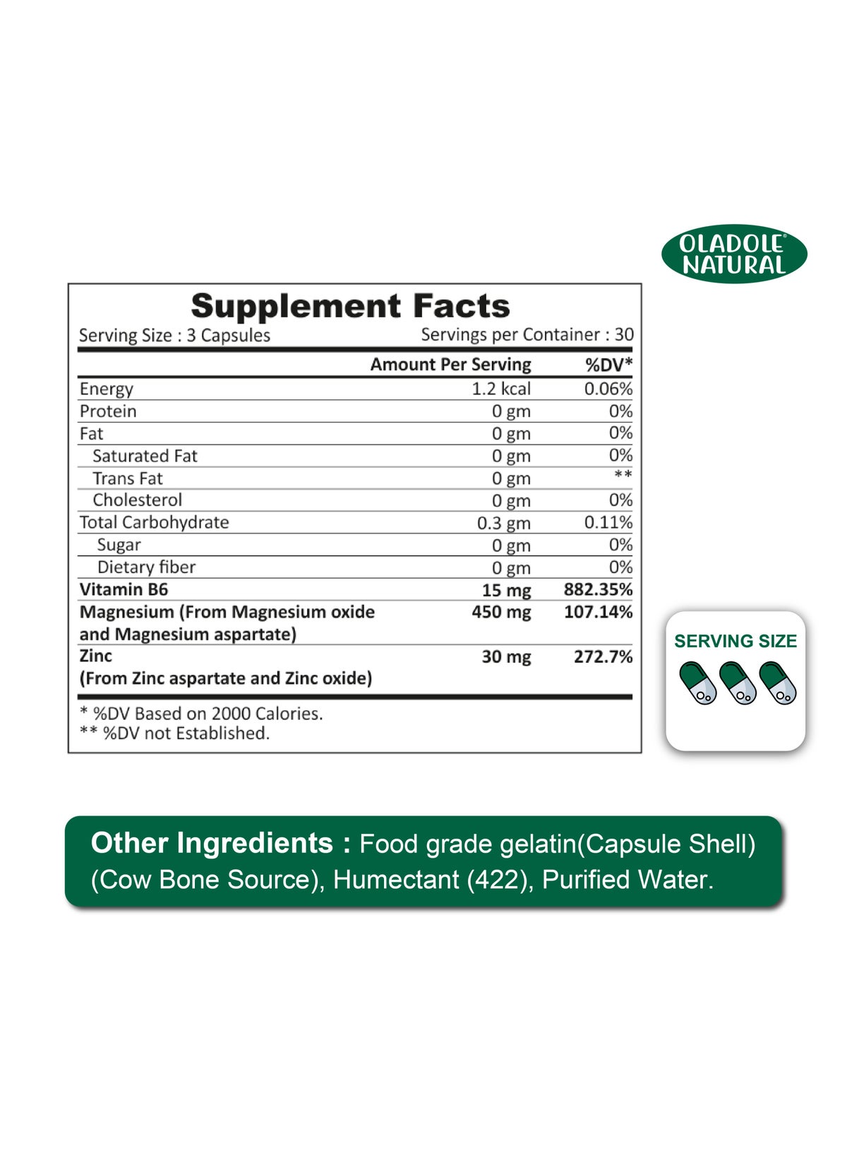 Zma Sports Recovery 90 Capsules - Zinc Magnesium Aspartate & Vitamin B6 Supplement