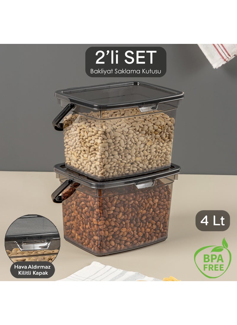 2 Piece Detergent, Flour and Legume Storage Container-Storage Box Platinum 2 x 4 Lt - pzsku/ZA3E8D0AA27A63D691CE7Z/45/_/1726654379/768b4970-83ce-4f4c-a9b7-574a4011b460